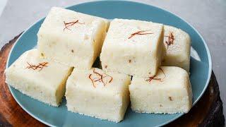 Halwai Stores Can't Beat This Taste !! Homemade Delicious Coconut Barfi Sweets | Coconut Sweets