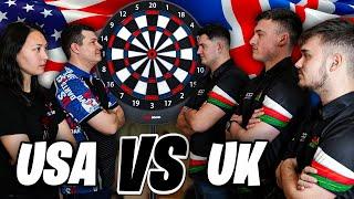 USA vs UK: The Most INTENSE Darts RIVALRY Ever | GLYDER CUP!