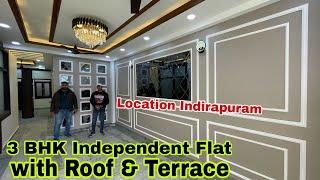 3 BHK Indipendent Flat in Indirapuram | 3 BHK Floor | With Sun Roof & Terrace | Easy EMI Options