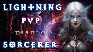 Diablo 4 - Season 2 - Lightning sorcerer PvP (2x Hatred's Chosen)