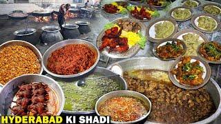 Hyderabad Ki Shadi Ka Khana | Hyderabadi Muslim Wedding Food Preparation by AL Maharaja Caterers 