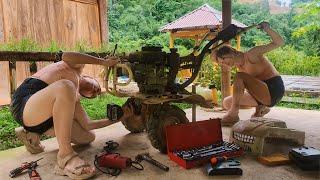 The genius girl returned to the small house where she was born to fix machinery to help her family 