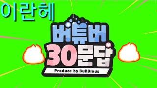 버튜버 30문답 이란헤