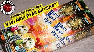 Standard Fireworks NAVI NAVI PYAR - Willow Effect Sky Shot Testing for Diwali