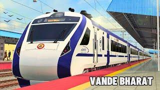 VANDE BHARAT EXPRESS JOURNEY IN INDIAN RAILWAYS || TRAIN SIMULATOR CLASSIC 2024 || PC GAMEPLAY