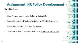 HR Policies & Procedures