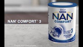 How to Prepare NAN COMFORT 3 | NAN Toddler | Nestlé Baby & me