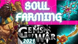 Gems of War Best Soul Farming Team 2021 update | The fastest soul farming team in GoW guide & strats