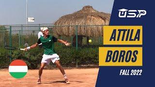 Attila Boros - Tennis Recruiting Video - Fall 2022