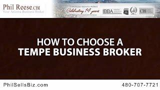 How To Choose a Tempe Business Broker | Phil Reese