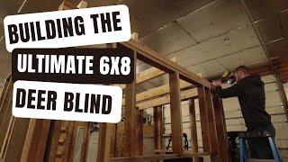 Building the ULTIMATE 6x8 DEER BLIND - Lean-To Roof