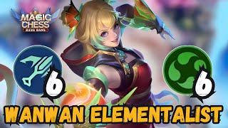 Meta Hyper Wanwan Elementalist Unlimited Ulti !!! Combo Magic Chess Terbaru 2024 !!!