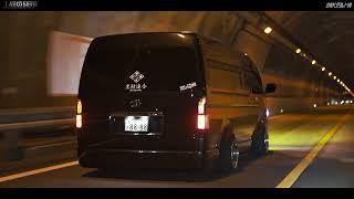 cinematic MidNight Run WIDEFENDER HIACE - SONY FX3 50mm ハイエース 走行動画