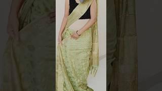 belly fat hide, tight fitting saree draping hack #saree #shortsvideo