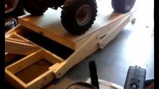 Homemade ATV lift