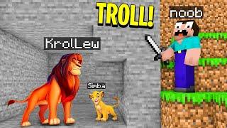 KRÓL LEW TROLL NA WIDZU! | Minecraft Extreme