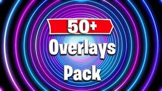 THE *LARGEST* OVERLAYS PACK FOR MONTAGES | (50+ Overlays)