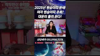 2025년 원숭이 띠 운세! 여자 원숭이 띠 주목! 작은 것도 크게 만들어주는 대운이 찾아옵니다!  [예약: 010.2938.7078]