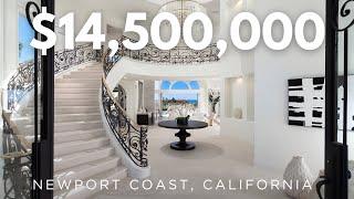 Inside A $14 Million Dollar Luxury Mansion in Newport Coast, California