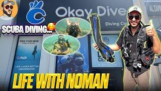 First Time Scuba Diving in Dubai!  | Dubai Vlog | Life with Noman