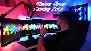 Endlich Perfekt!!! Meine finale GAMING ECKE mit 3 Monitoren & 2 PC´s