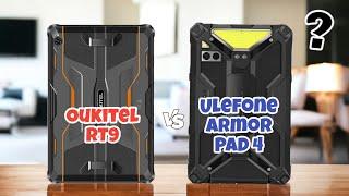 Oukitel RT9 (VS) Ulefone Armor Pad 4 - Big battery rugged tablets