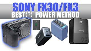 The best way to power your Sony FX30