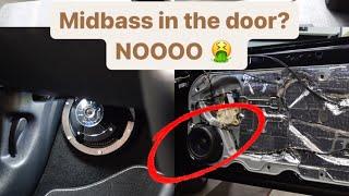 Why We Hate Midbass In a Door - James's Golf IV Upgrading to 3Way Front - Brax, Helix, Hertz, JL