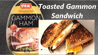 PEK ~Gammon Ham Toasted Sandwich~ How Good Is It When Fried?