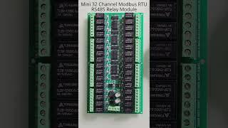 Mini 32 Channel Modbus RTU RS485 Relay Module