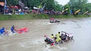 semi final lomba perahu getek balap 2022 blokagung karangdoro banyuwangi