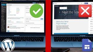 Google Sites vs Wix vs Wordpress | 2022 Comparison | Which Website Builder is the Best?