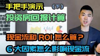 投资房回报计算 (下) | 实例演示公寓投资回报 | 现金流和ROI怎么算？| 多伦多地产资产赚钱 | 租金收益，增值收益