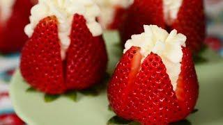 Cream Filled Strawberries Recipe Demonstration - Joyofbaking.com