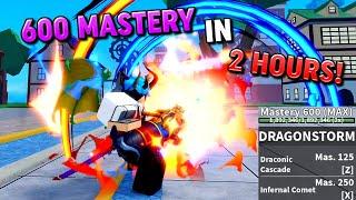 How To Get Dragonstorm 600 Mastery in 2 Hours~【Blox Fruits】