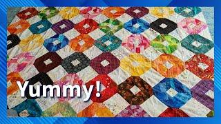 Delightful Donuts Quilt (Crumb blocks invited.)