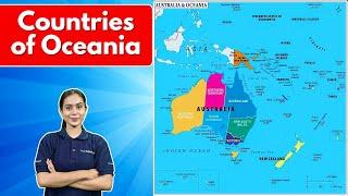 Explore Oceania: 14 Countries & Islands | OCEANIA EXPLAINED with Their Map #geography