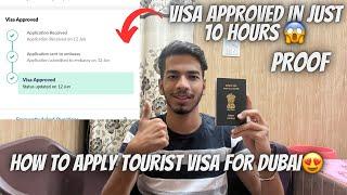 HOW TO APPLY DUBAI TOURIST VISA FROM INDIA ONLINE IN 5 MINS (100%Guarentee) | DUBAI VISA PROCESS