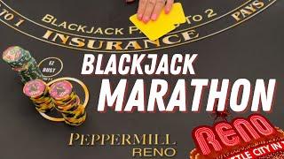 AWESOME BLACKJACK MARATHON FROM RENO NV!