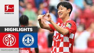 Statement Win by Mainz! | 1. FSV Mainz 05 - Darmstadt 98 4-0 | Highlights | Matchday 28 – Bundesliga