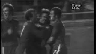 Goal! John Dempsey. UEFA Cup Winners' Cup 1970/1971. Final. Real Madrid - Chelsea