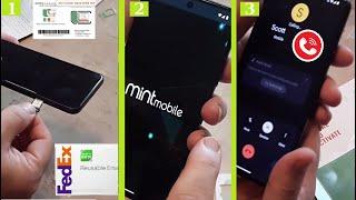 Setup MINT MOBILE with New Phone & New Number (SIM Mailed Easy Tutorial)