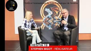 Stephen Bigot Réalisateur interview   Festival International du Film Fantastique Menton 2024