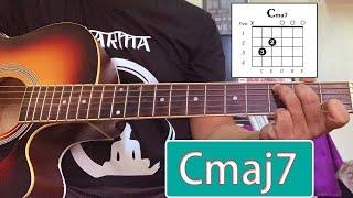 How to Play the Cmaj7 Chord on Guitar (C major 7) | Beginners Guitar Lessons