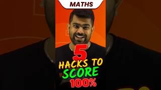 Top 5 Hacks To Score 100% in Maths #trending #shorts #shimonsir #boardexams