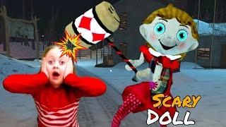 Игра Scary Doll - страшная кукла! Полное прохождение. Мы спасли девочку от куклы!