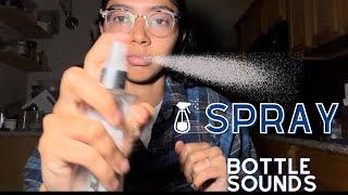 ASMR: Spray Bottle Sounds - Minimal talking