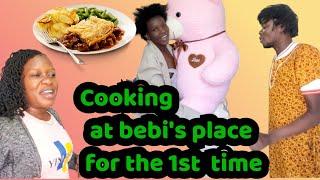 Mama kaunty  cooking at  dem wa Facebook  home for the first time