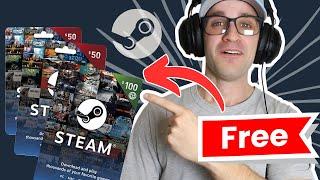 Tutorial: How to Get Real STEAM Gift Card Codes FOR FREE!!! $100 Gift Cards, No CC Required.