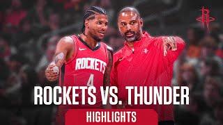 Houston vs OKC Highlights l Houston Rockets